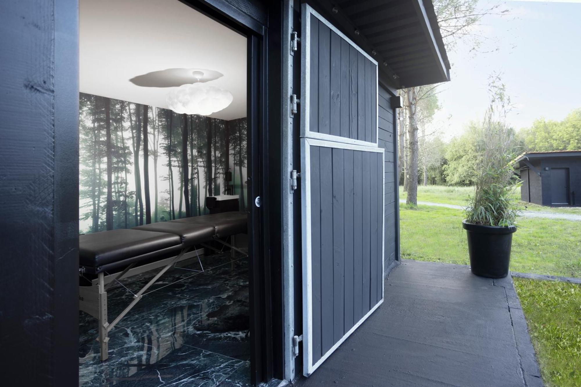 L Ost In Sensations -Hebergements Insolites Et Suites De Luxe Spa Sauna Piscine Foret Marcenais Buitenkant foto
